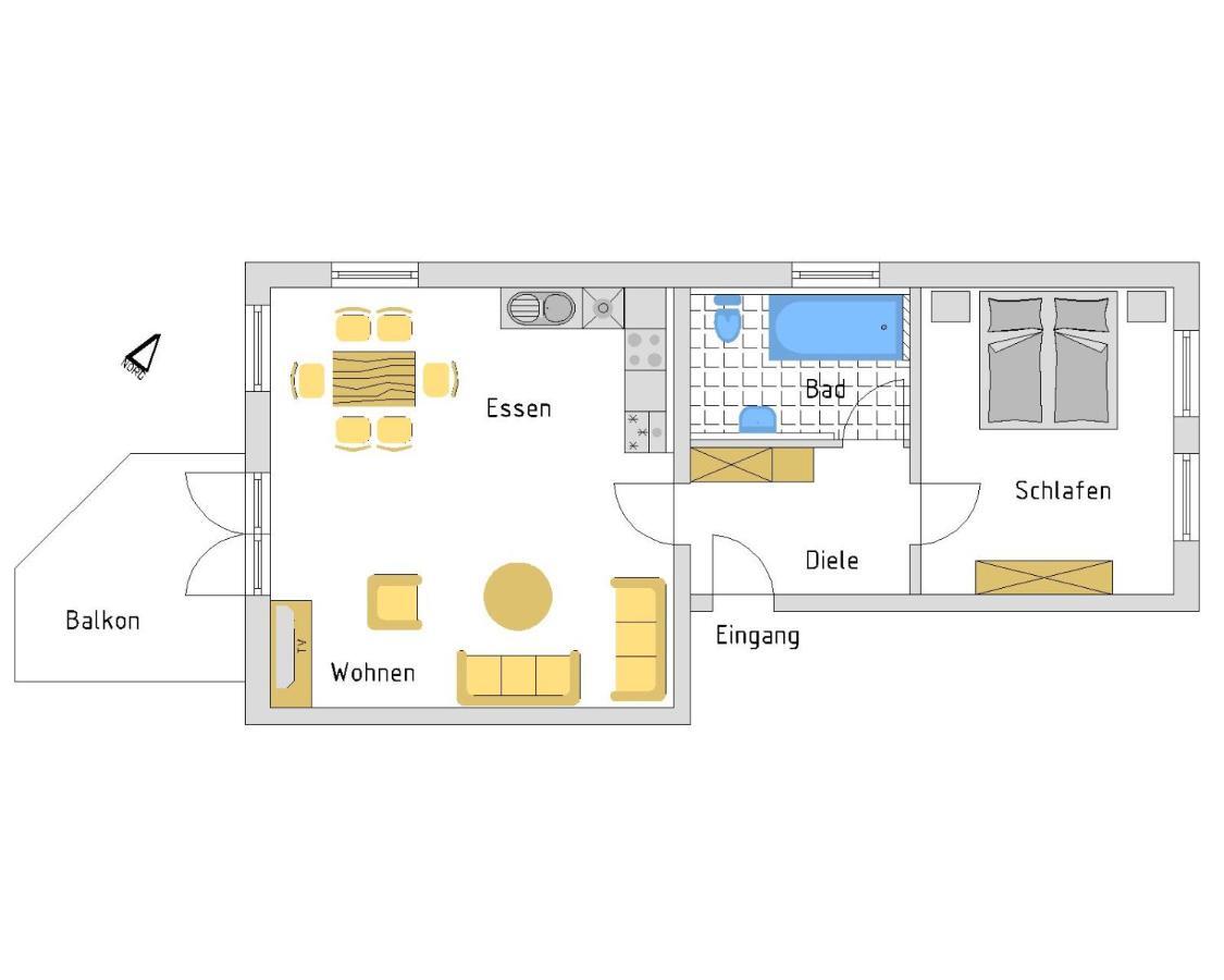 Haus Aquamarina - Fewo Mit Balkon Heringsdorf  Quarto foto